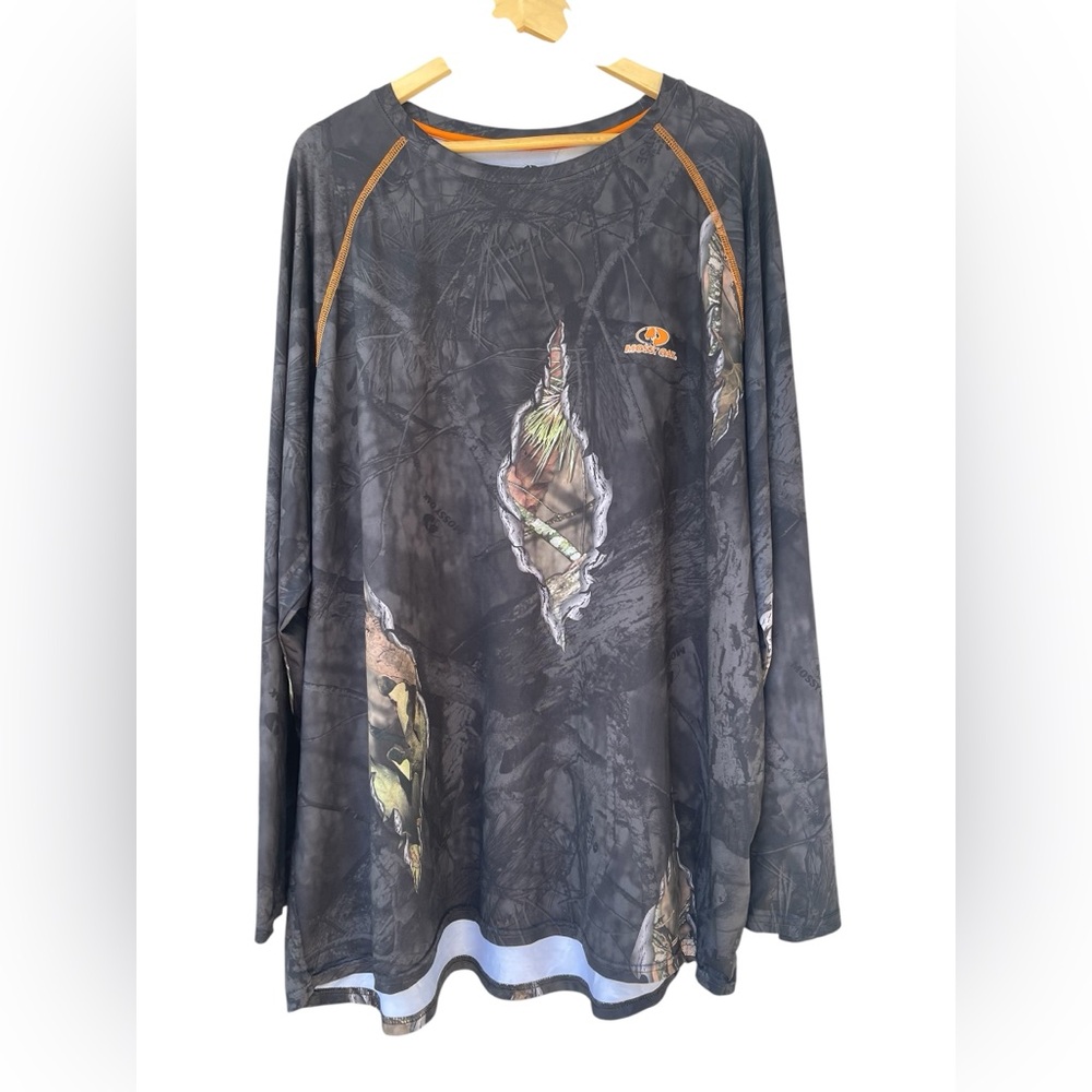 Mossy Oak size 3XL men’s Camouflage Long Sleeve Shirt performance Hunting